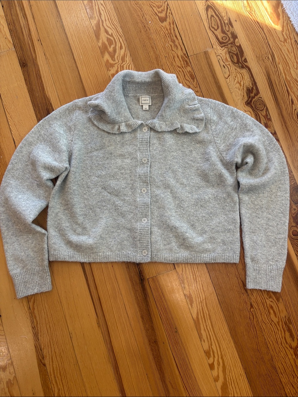 Maeve ruffle collar cardigan